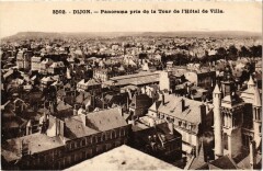 Dijon Panorama prise de la Tour de l'Hotel France à Dijon