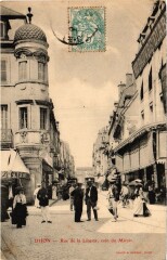 Dijon Rue de la Liberte coin du Miroir France à Dijon