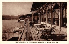 Réserve de Beaulieu Restaurant Terrasse sur la mer -
													06 Alpes Maritimes
												