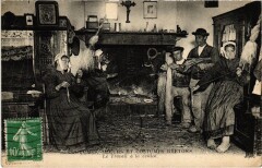Folklore travail a la veillée