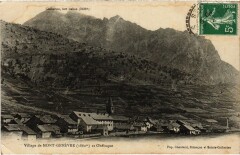 Village Mont-Genevre et Obélisque -
													05 Hautes Alpes
												