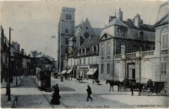 Dijon Place Saint-Jean Tramway à Dijon