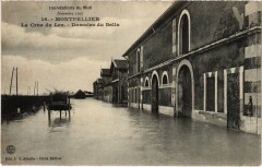 Montpellier Crue du Lez Domaine du Salin Inondations à Montpellier