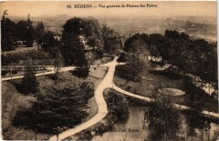 Béziers vue générale du Plateau des Poetes à Béziers