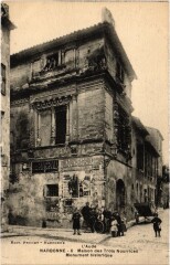 Narbonne Maison des Trois Nourrices Mon. historique à Narbonne