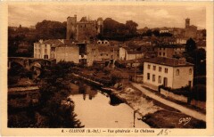 Clisson vue générale le Chateau à Clisson