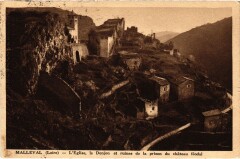 Malleval Eglise le Donjon à Malleval
