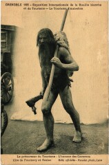 Expo Houille blanche et du Tourisme Grenoble Homme des cavernes à Grenoble