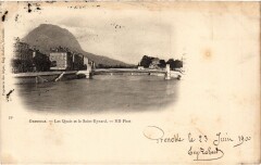 Grenoble Les Quais et le Saint-Eynard à Grenoble