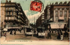 Marseille Rue de Noailles Tramway à Marseille