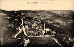 Valfleury a vol d'oiseau à Valfleury