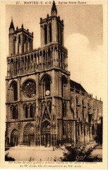 Mantes-la-Jolie L'Eglise Notre-Dame à Mantes-la-Jolie