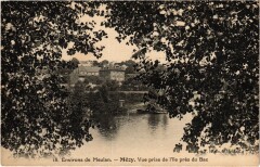 Mezy Vue prise de l'Ile pres du Bac -
													78 Yvelines
												