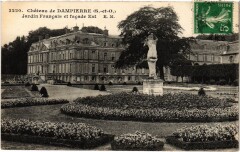 Dampierre Chateau - Jardin Francais et Facade Est