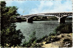 Poissy Le Nouveau Pont sur la Seine à Poissy