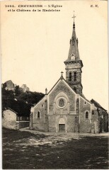Chevreuse L'Eglise et le Chateau de la Madeleine à Chevreuse