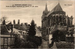 Montfort-l'Amaury Abside de l'Eglise à Montfort-l'Amaury