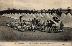 Versailles Camp de Satory - Preparation d'une Revue à Versailles