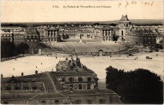 Versailles Le Palais de Versailles a Vol d'Oiseau à Versailles