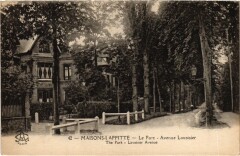 Maisons-Laffitte Le Parc - Avenue Lavoisier à Maisons-Laffitte