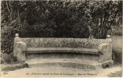 Palais de Compiegne Banc de l'Empereur