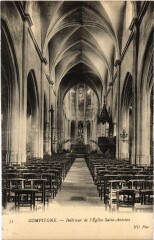 Compiegne Eglise Saint-Antoine interieur -
													60 Oise
												