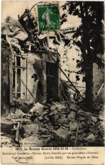 Compiegne Bd Gambetta Maison Bazin Guerre -
													60 Oise
												
