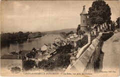 Conflans-Sainte-Honorine La Seine - Vue prise du Chateau à Conflans-Sainte-Honorine