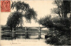 Chatou La Seine au Pont de Chatou à Chatou