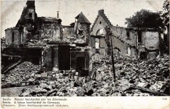 Senlis maison bombardé Guerre à Senlis