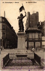 Compiegne Statue de Jeanne d'Arc