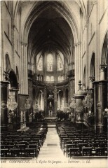 Compiegne Eglise Saint-Jacques interieur -
													60 Oise
												