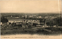 Saint-Germain-en-Laye Panorama du Pecq pris de la Terrasse à Saint-Germain-en-Laye
