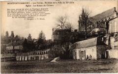 Montfort-l'Amaury Poulies - Enceinte de la Ville - Eglise à Montfort-l'Amaury
