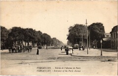 Versailles Entree de l'Avenue de Paris à Versailles