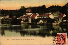 Pierrefonds Vue sur le lac à Pierrefonds