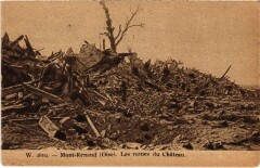 Mont-Renaud Ruines du Chateau Guerre