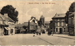 Noyon Platz St. Jacob à Noyon