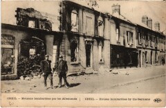 Creil Maison Bombardée Guerre à Creil