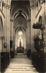 Mouchy-le-Chatel Eglise interieur -
													60 Oise
												