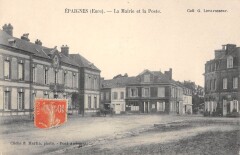 Epaignes - La Mairie Et La Poste
