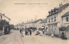 Champagney - Grande Rue - Route De La Gare à Champagney