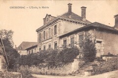 Cressensac - L'Ecole - La Mairie
