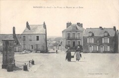 Varades - La Place Et Route De La Gare -
													44 Loire Atlantique
												