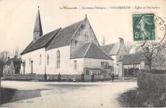 Colombiers - Eglise Et Presbytere - cliché rare -
													72 Sarthe
												
