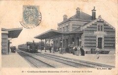 Conflans Saint Honorine - Interieur De La Gare - Train