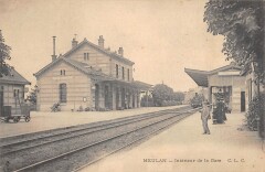 Meulan - Interieur De La Gare - Train