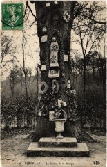 Carte postale ancienne Le Chêne de la Vierge
                                                                     à Viroflay
                                