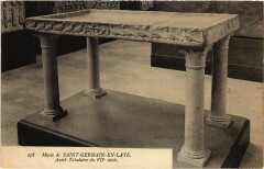 Saint-Germain-en-Laye Musee - Autel-Tabulaire du Vii. Siecle à Saint-Germain-en-Laye