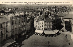 Saint-Germain-en-Laye La Place du Chateau à Saint-Germain-en-Laye